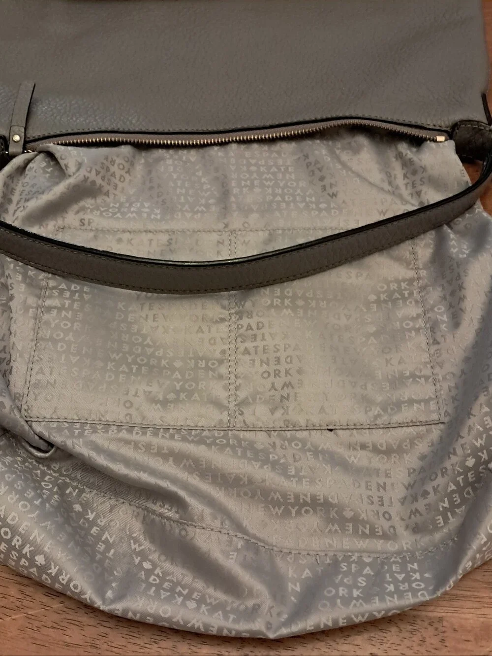 Kate Spade New York Prospect Place Purse GREY